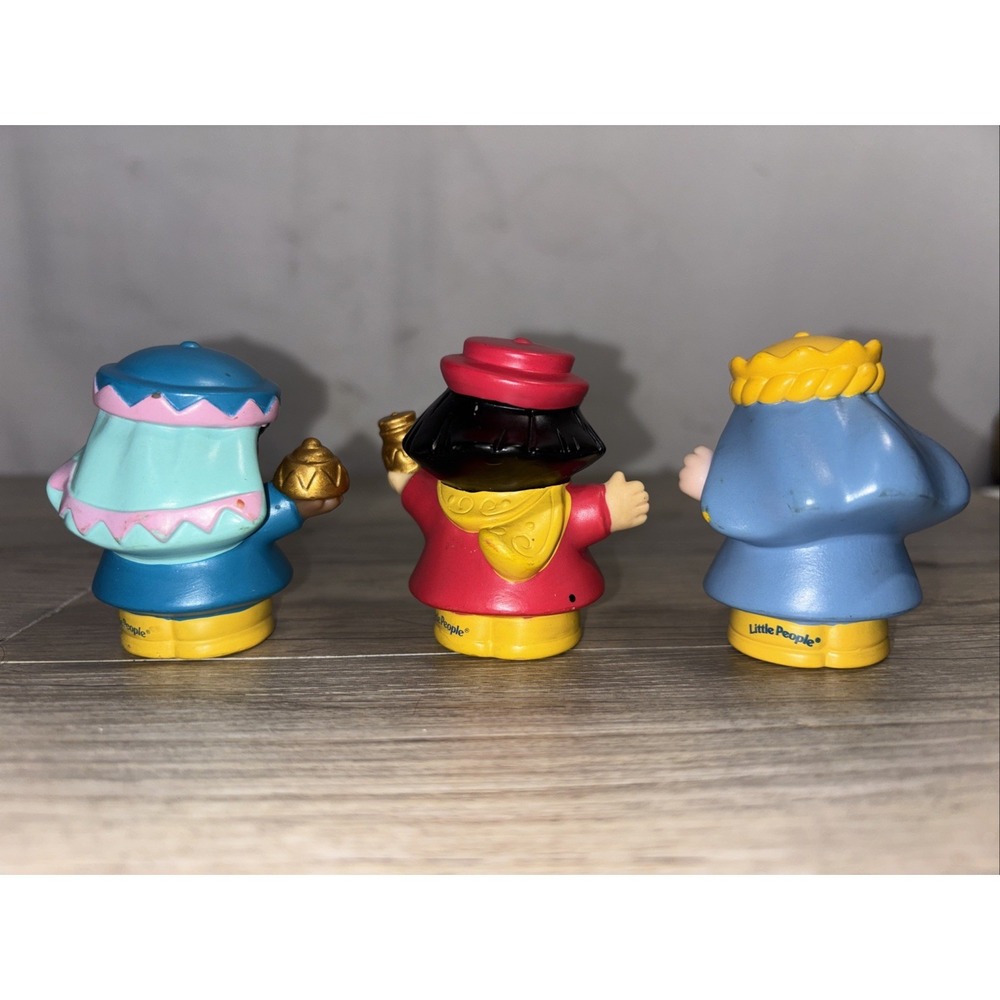 3 Fisher Price Little People Nativity Scene Manger Christmas Wiseman Play - Picture 4 of 9